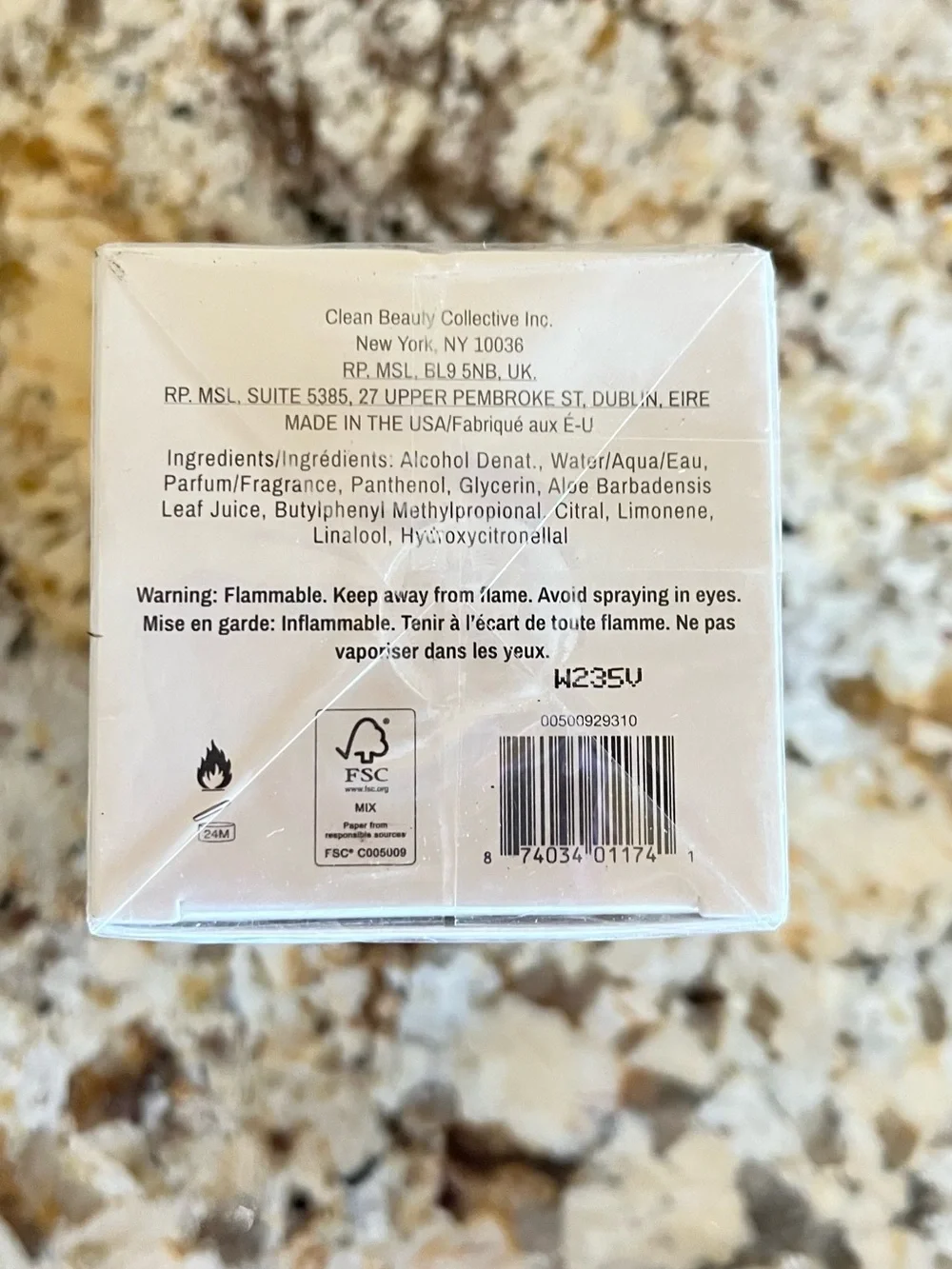 Clean Reserve Hair Fragrance, Rain Scent, 1.7 oz 50 ml